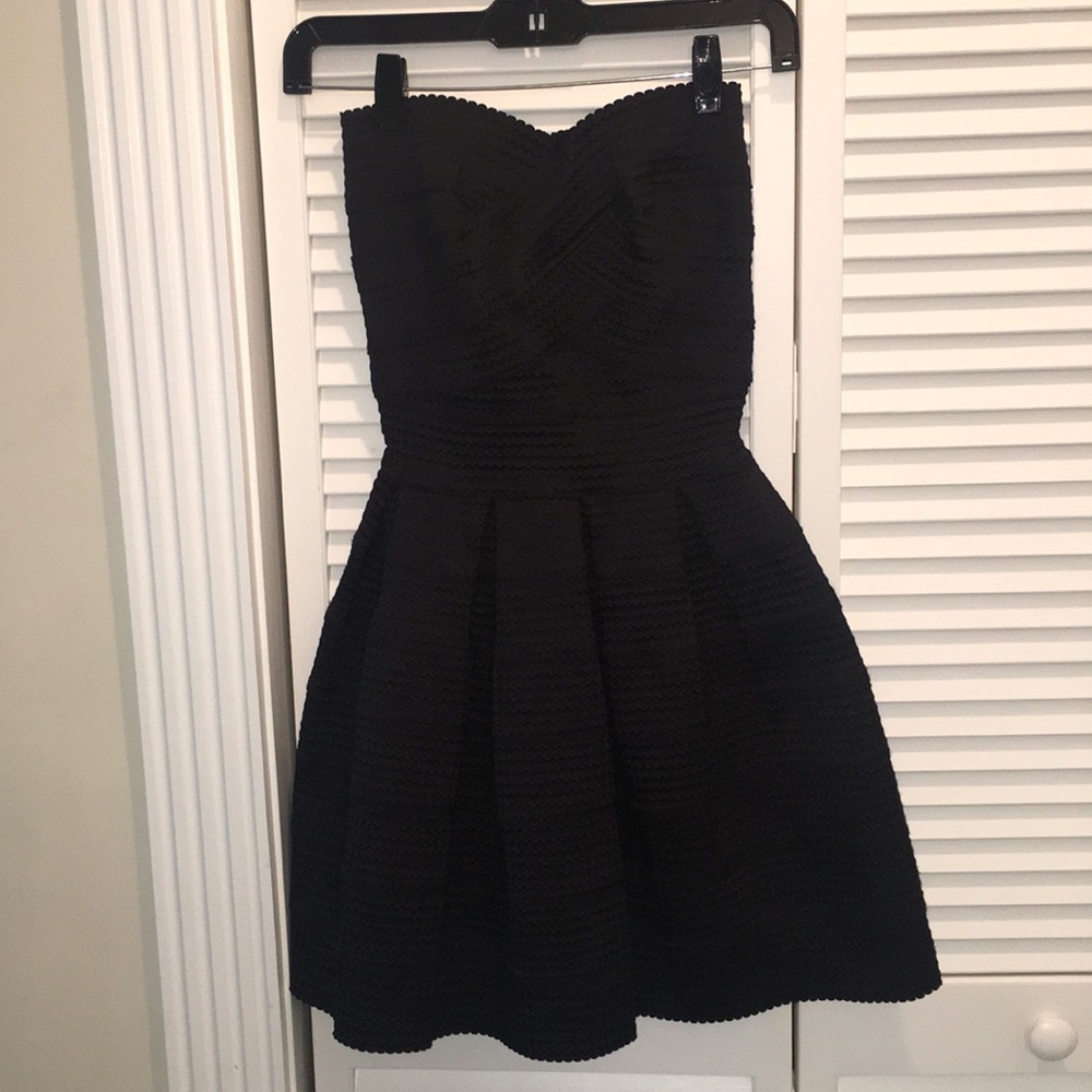 Black skater bandage dress 👗